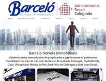 Tablet Screenshot of barcelofinques.com